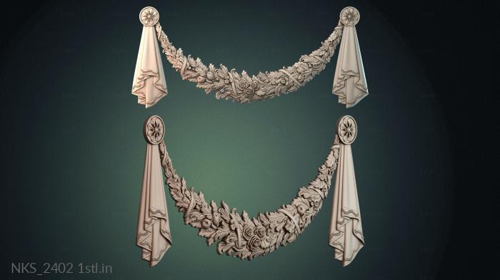 Symmetrycal onlays (NKS_2402) 3D model for CNC machine