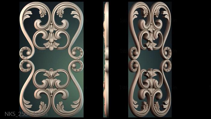 Symmetrycal onlays (NKS_2504) 3D model for CNC machine