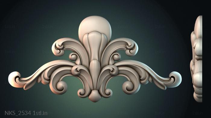 Symmetrycal onlays (NKS_2534) 3D model for CNC machine