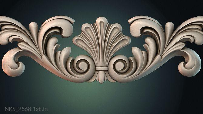 Symmetrycal onlays (NKS_2568) 3D model for CNC machine