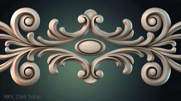 Symmetrycal onlays (NKS_2569) 3D model for CNC machine
