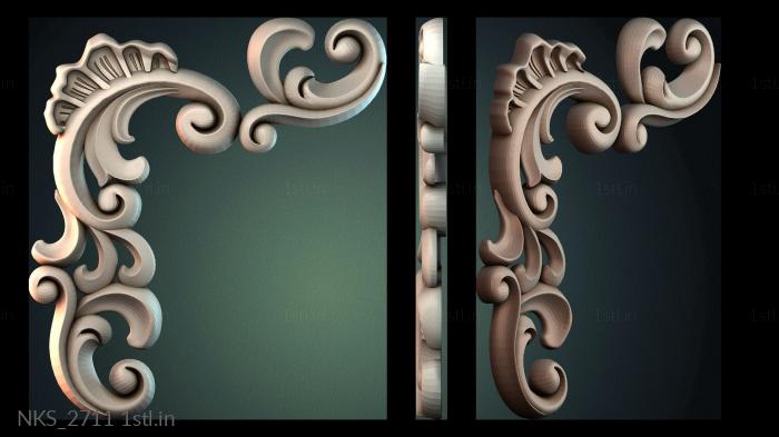 Symmetrycal onlays (NKS_2711) 3D model for CNC machine