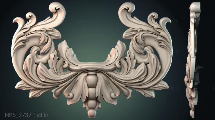 Symmetrycal onlays (NKS_2737) 3D model for CNC machine