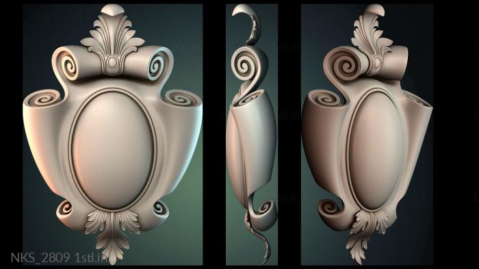 Symmetrycal onlays (NKS_2809) 3D model for CNC machine