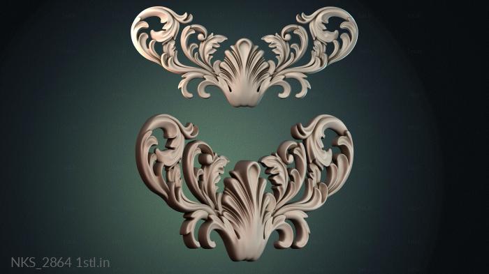 Symmetrycal onlays (NKS_2864) 3D model for CNC machine