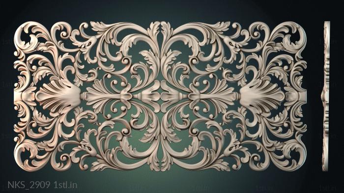 Symmetrycal onlays (NKS_2909) 3D model for CNC machine