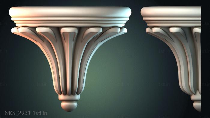 Symmetrycal onlays (NKS_2931) 3D model for CNC machine
