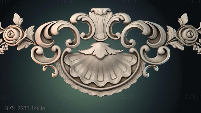 Symmetrycal onlays (NKS_2983) 3D model for CNC machine