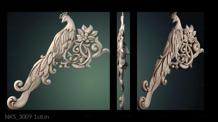 Symmetrycal onlays (NKS_3009) 3D model for CNC machine