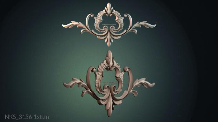 Symmetrycal onlays (NKS_3156) 3D model for CNC machine