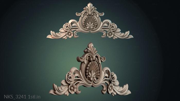 Symmetrycal onlays (NKS_3241) 3D model for CNC machine
