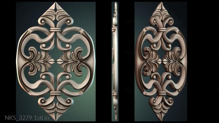 Symmetrycal onlays (NKS_3279) 3D model for CNC machine