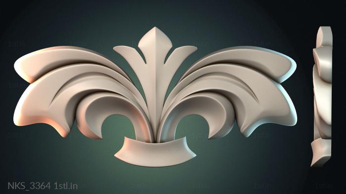 Symmetrycal onlays (NKS_3364) 3D model for CNC machine