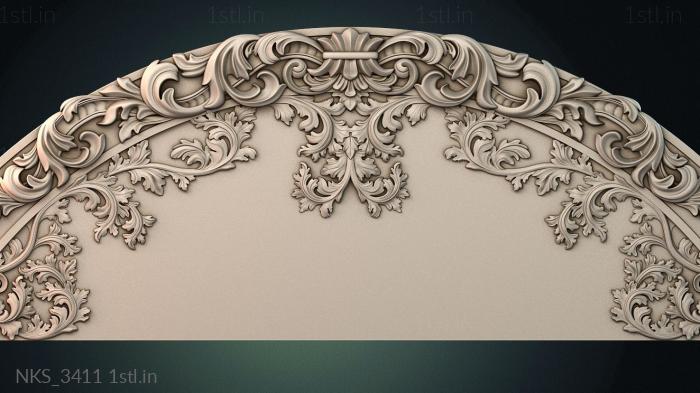 Symmetrycal onlays (NKS_3411) 3D model for CNC machine