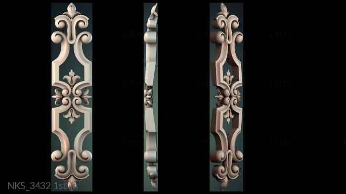 Symmetrycal onlays (NKS_3432) 3D model for CNC machine