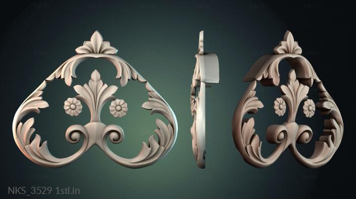 Symmetrycal onlays (NKS_3529) 3D model for CNC machine