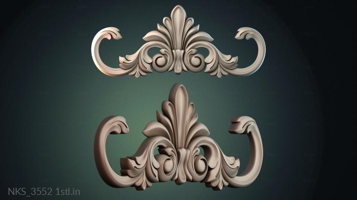 Symmetrycal onlays (NKS_3552) 3D model for CNC machine
