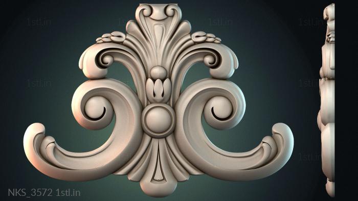 Symmetrycal onlays (NKS_3572) 3D model for CNC machine