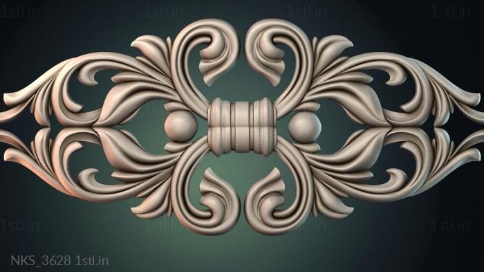 Symmetrycal onlays (NKS_3628) 3D model for CNC machine