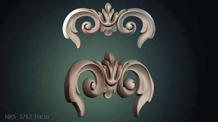 Symmetrycal onlays (NKS_3712) 3D model for CNC machine