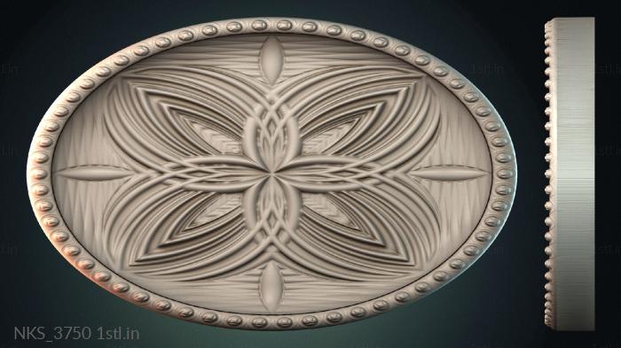 Symmetrycal onlays (NKS_3750) 3D model for CNC machine