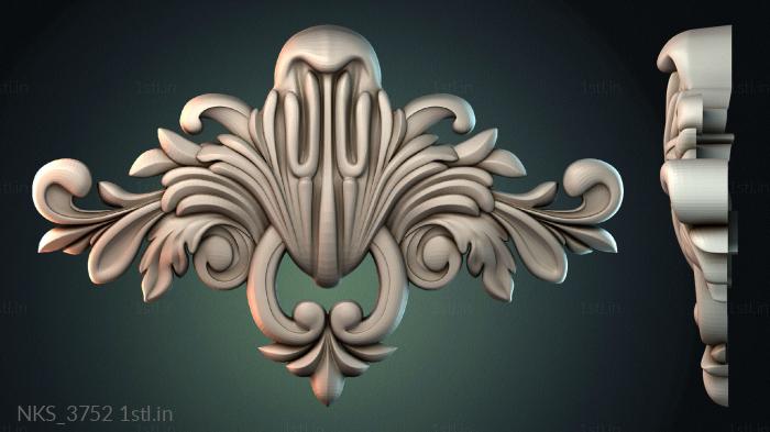 Symmetrycal onlays (NKS_3752) 3D model for CNC machine