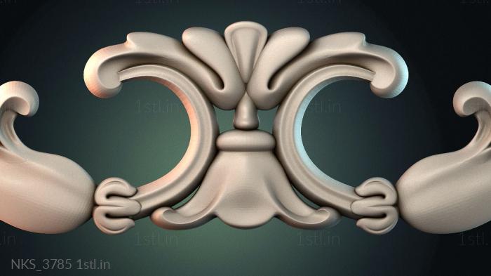 Symmetrycal onlays (NKS_3785) 3D model for CNC machine