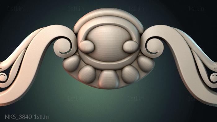 Symmetrycal onlays (NKS_3840) 3D model for CNC machine