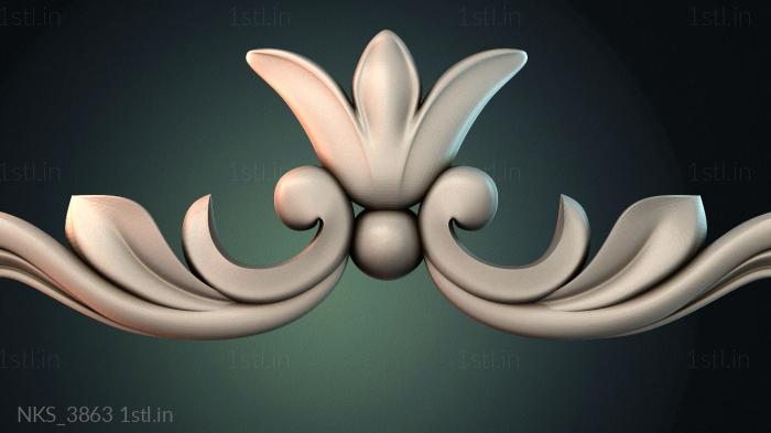 Symmetrycal onlays (NKS_3863) 3D model for CNC machine