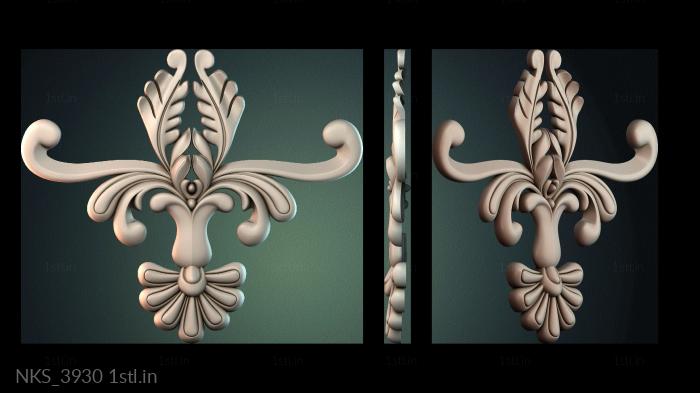 Symmetrycal onlays (NKS_3930) 3D model for CNC machine
