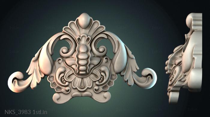 Symmetrycal onlays (NKS_3983) 3D model for CNC machine