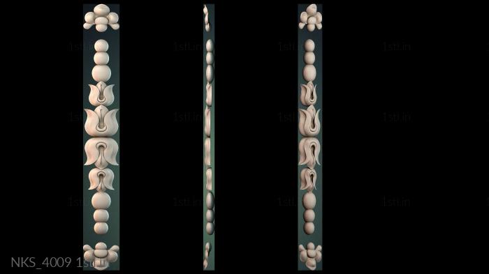 Symmetrycal onlays (NKS_4009) 3D model for CNC machine