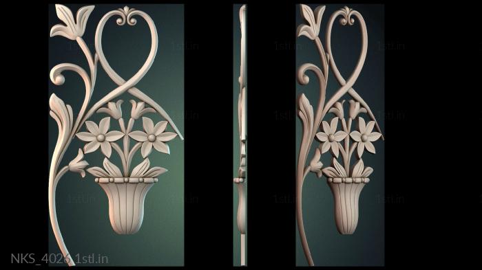 Symmetrycal onlays (NKS_4026) 3D model for CNC machine