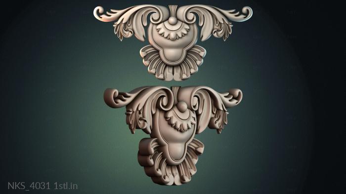 Symmetrycal onlays (NKS_4031) 3D model for CNC machine