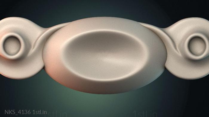 Symmetrycal onlays (NKS_4136) 3D model for CNC machine