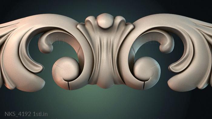 Symmetrycal onlays (NKS_4192) 3D model for CNC machine