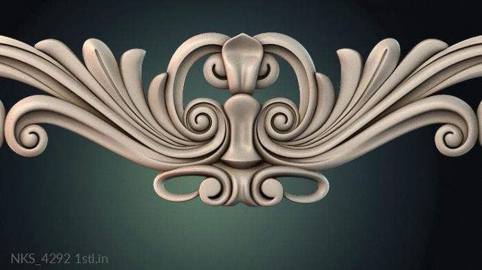 Symmetrycal onlays (NKS_4292) 3D model for CNC machine