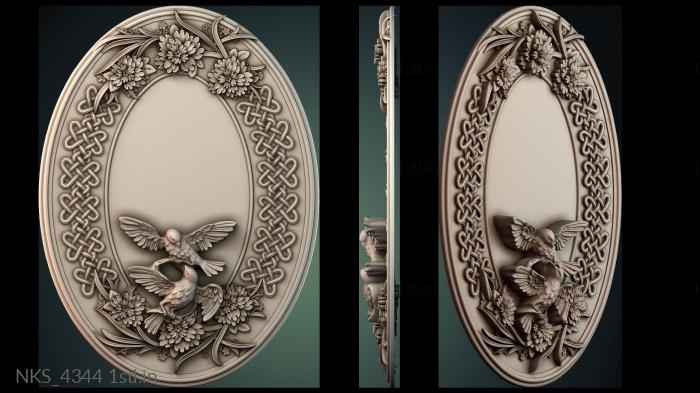 Symmetrycal onlays (NKS_4344) 3D model for CNC machine