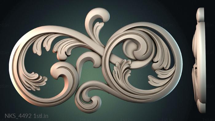 Symmetrycal onlays (NKS_4492) 3D model for CNC machine