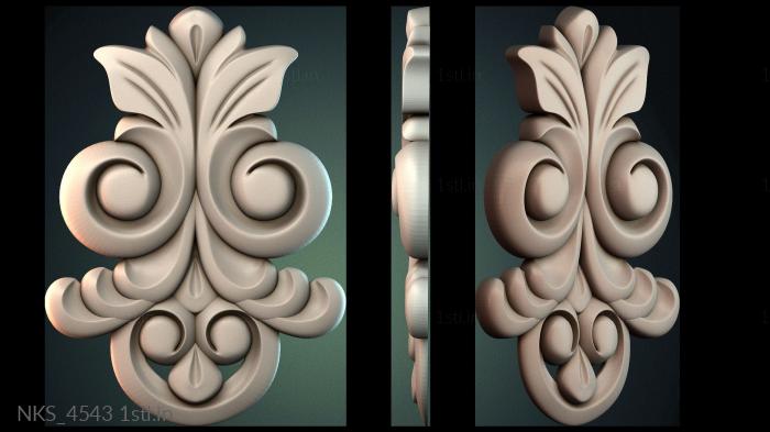 Symmetrycal onlays (NKS_4543) 3D model for CNC machine