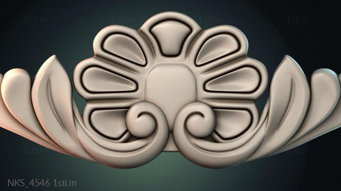 Symmetrycal onlays (NKS_4546) 3D model for CNC machine