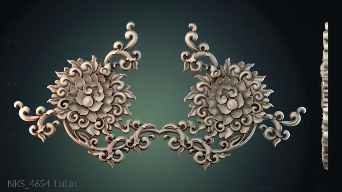 Symmetrycal onlays (NKS_4654) 3D model for CNC machine