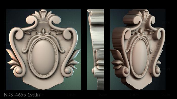 Symmetrycal onlays (NKS_4655) 3D model for CNC machine