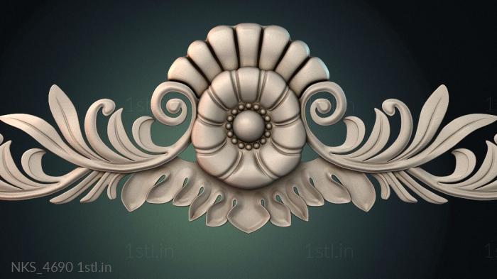 Symmetrycal onlays (NKS_4690) 3D model for CNC machine