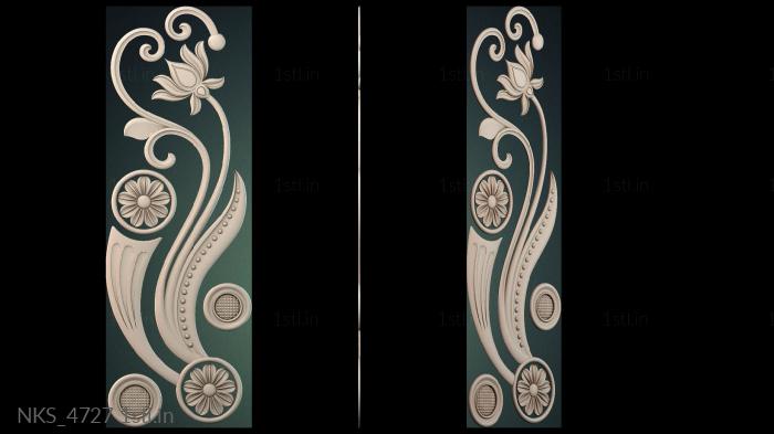 Symmetrycal onlays (NKS_4727) 3D model for CNC machine