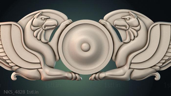 Symmetrycal onlays (NKS_4828) 3D model for CNC machine