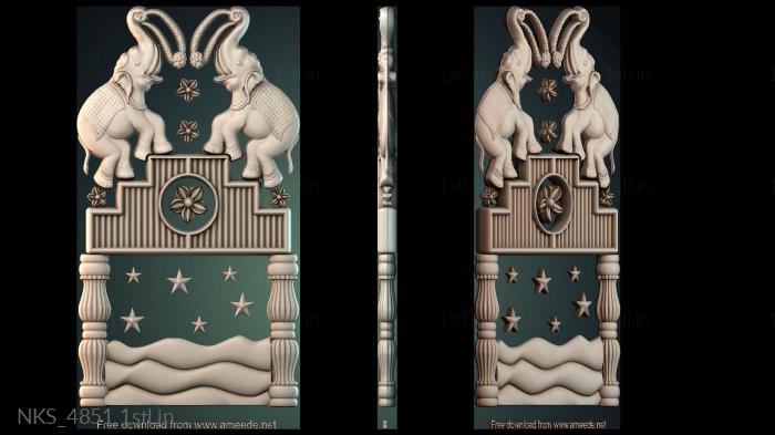 Symmetrycal onlays (NKS_4851) 3D model for CNC machine