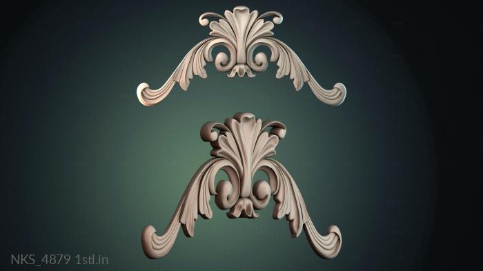 Symmetrycal onlays (NKS_4879) 3D model for CNC machine