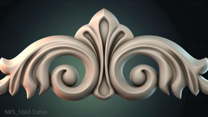 Symmetrycal onlays (NKS_5163) 3D model for CNC machine