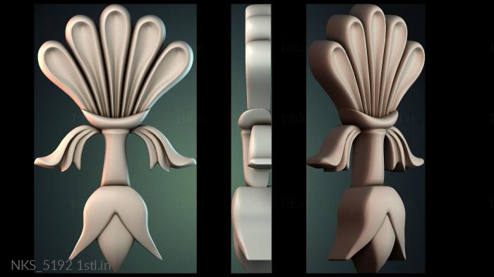 Symmetrycal onlays (NKS_5192) 3D model for CNC machine